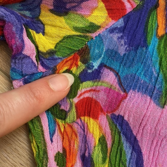 Vintage Adini Drawstring Pants Kidcore Gauze - Picture 7 of 13